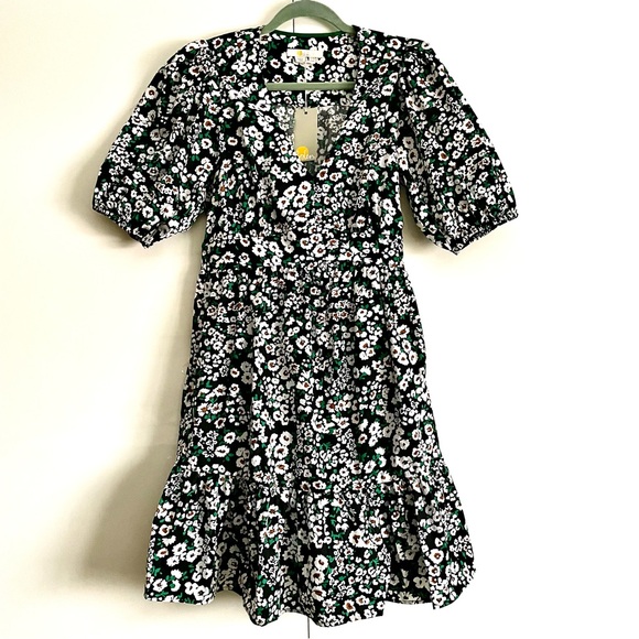 Boden Dresses & Skirts - Boden Floral Puff Sleeve Tiered Ruffle Boho Dress Size 6 NWT